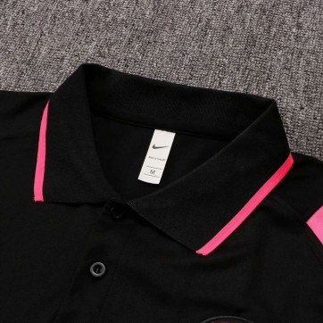 PSG Core Polo Shirt Black 2021/22