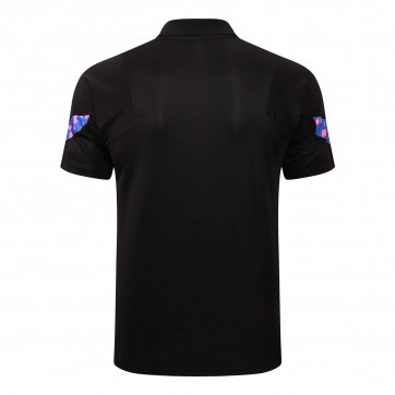 Barcelona Core Polo Shirt Black 2021/22