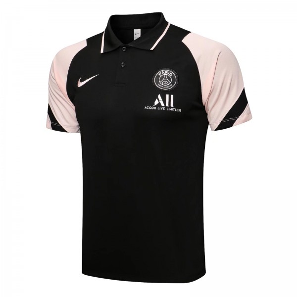 PSG Core Polo Shirt Black 2021/22