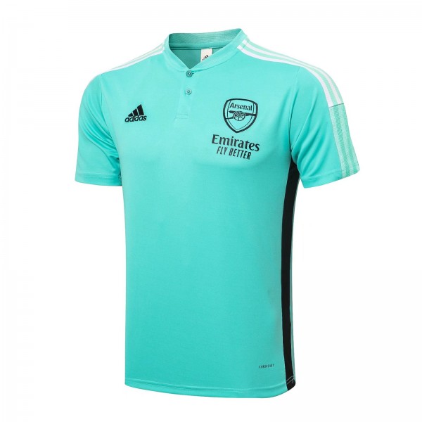 Arsenal Core Polo Shirt Cyan 2021/22