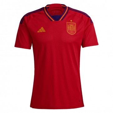 Spain Soccer Jersey Home Kit(Jersey+Shorts) Replica World Cup 2022