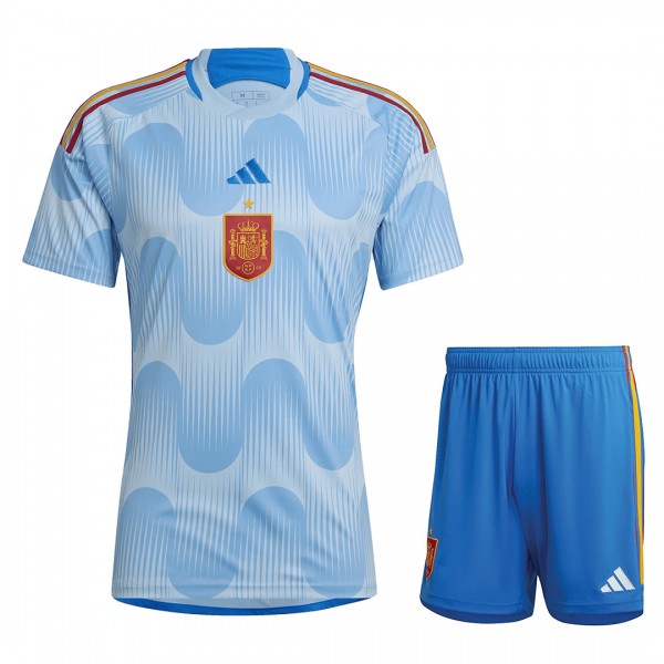 Spain Soccer Jersey Away Kit(Jersey+Shorts) Replica World Cup 2022