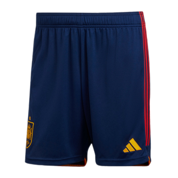 Spain Soccer Shorts Home Replica World Cup 2022