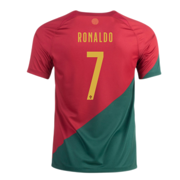 Portugal RONALDO #7 Jersey Home Replica World Cup 2022