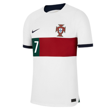 Portugal RONALDO #7 Jersey Away Player Version World Cup 2022
