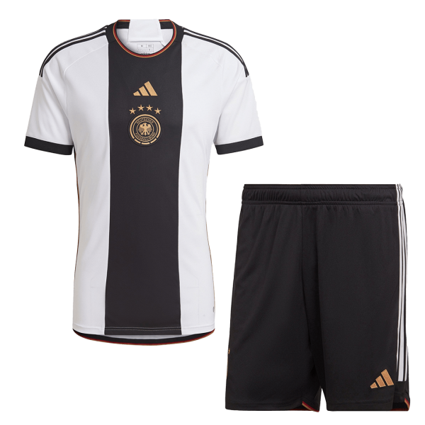 Germany Soccer Jersey Home Kit(Jersey+Shorts) Replica World Cup 2022