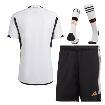 Germany Soccer Jersey Home Whole Kit(Jersey+Shorts+Socks) Replica World Cup 2022