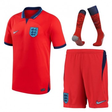 England Soccer Jersey Away Whole Kit(Jersey+Shorts+Socks) Replica World Cup 2022
