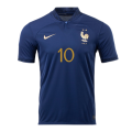 France MBAPPE #10 Jersey Home Replica World Cup 2022