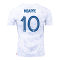 France MBAPPE #10 Jersey Away Replica World Cup 2022