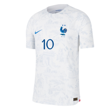 France MBAPPE #10 Jersey Away Player Version World Cup 2022