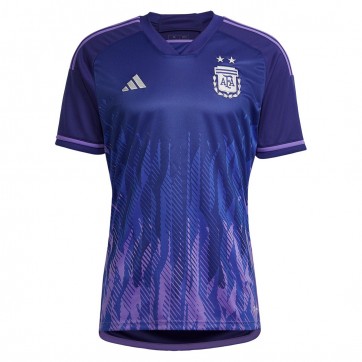 Argentina Soccer Jersey Away Kit(Jersey+Shorts) Replica World Cup 2022