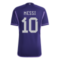 Argentina Messi #10 Jersey Away Replica World Cup 2022