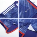 Japan Soccer Jersey Home Kit(Jersey+Shorts) Replica World Cup 2022