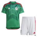 Mexico Soccer Jersey Home Kit(Jersey+Shorts) Replica World Cup 2022