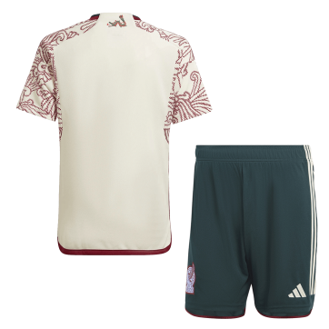 Mexico Soccer Jersey Away Kit(Jersey+Shorts) Replica World Cup 2022
