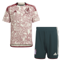 Mexico Soccer Jersey Away Kit(Jersey+Shorts) Replica World Cup 2022