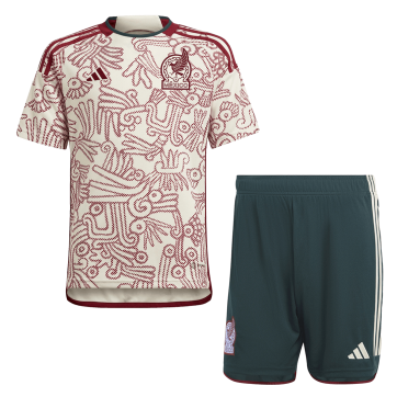 Mexico Soccer Jersey Away Kit(Jersey+Shorts) Replica World Cup 2022