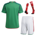 Mexico Soccer Jersey Home Whole Kit(Jersey+Shorts+Socks) Replica World Cup 2022