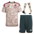 Mexico Soccer Jersey Away Whole Kit(Jersey+Shorts+Socks) Replica World Cup 2022