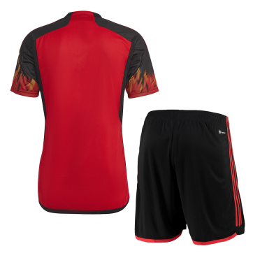 Belgium Soccer Jersey Home Kit (Jersey+Shorts) Replica World Cup 2022