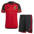 Belgium Soccer Jersey Home Kit (Jersey+Shorts) Replica World Cup 2022