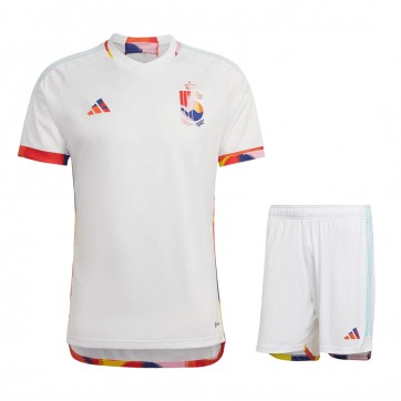 Belgium Soccer Jersey Away Kit(Jersey+Shorts) Replica World Cup 2022