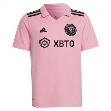 Lionel Messi Inter Miami CF adidas Youth 2023 The Heart Beat Kit Replica Jersey - Pink