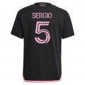 Sergio Busquets Inter Miami CF adidas Youth 2023 La Noche Replica Player Jersey - Black