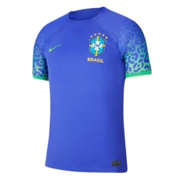 Brazil Soccer Jersey Away Replica World Cup 2022