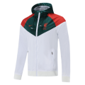 Liverpool Windbreaker Hoodie Jacket Cream&Green 2021/22