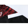 21/22 AC Milan Black&Red&White High Neck Collar Training Jacket