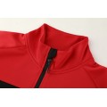 21/22 AC Milan Black&Red High Neck Collar Training Jacket