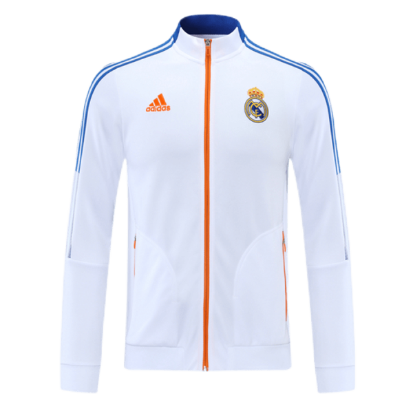 Real Madrid Anthen Jacket White 2021/22