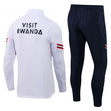 PSG Zipper Sweat Kit(Top+Pants) White&Navy 2021/22