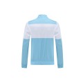 Manchester City Windbreaker Hoodie Kit (Jacket+Pants) Light Blue&White 2021/22