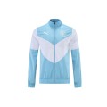 Manchester City Windbreaker Hoodie Kit (Jacket+Pants) Light Blue&White 2021/22