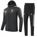 Juventus Hoodie Training Kit Black (Jacket+Pants) 2021/22