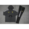 Juventus Hoodie Training Kit Black (Jacket+Pants) 2021/22