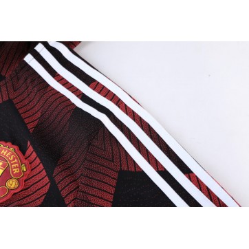 Manchester United Windbreaker Hoodie Jacket Red&Black 2021/22