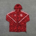 Arsenal Windbreaker Hoodie Jacket Red 2021/22