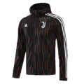 Juventus Windbreaker Hoodie Jacket Black 2021/22