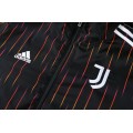 Juventus Windbreaker Hoodie Jacket Black 2021/22