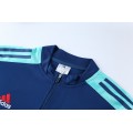 Arsenal Zipper Sweatshirt Kit Navy(Top+Pants) 2021/22