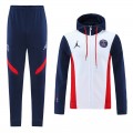 PSG Hoodie Training Kit White (Jacket+Pants) 2021/22