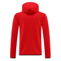 Customize Hoodie Training Kit (Jacket+Pants) Red 2021/22