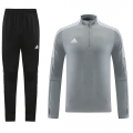 Customize Zipper Sweat Kit(Top+Pants) Gray 2021/22