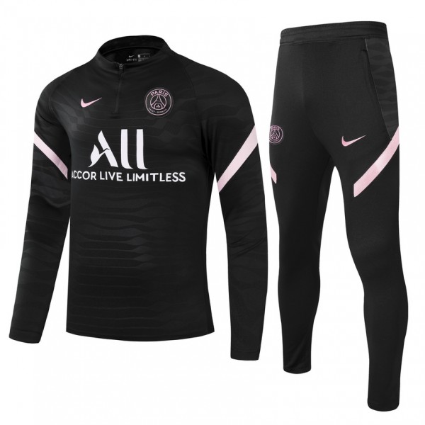 PSG Zipper Sweat Kit Kit(Top+Pants) Black 2021/22