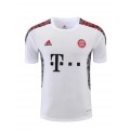 Bayern Munich Training Soccer Jersey Kit(Jersey+Shorts) White&Black 2021/22