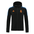 Real Madrid Hoodie Jacket Black&Orange 2021/22